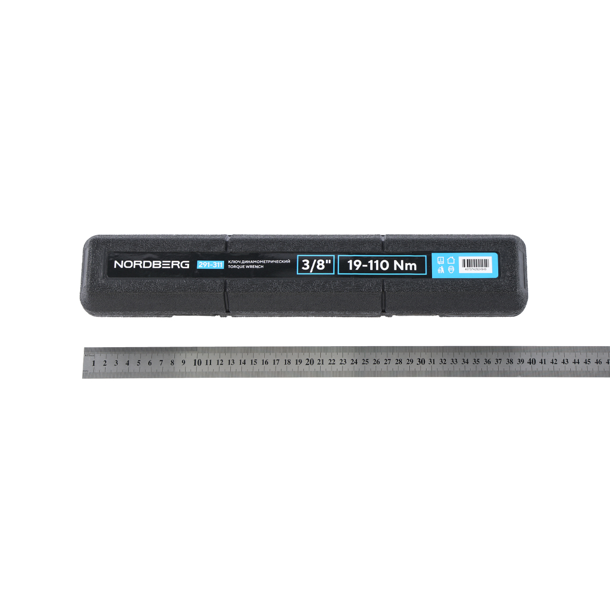Ключ динамометрический 3/8", 19-110 Нм, в кейсе