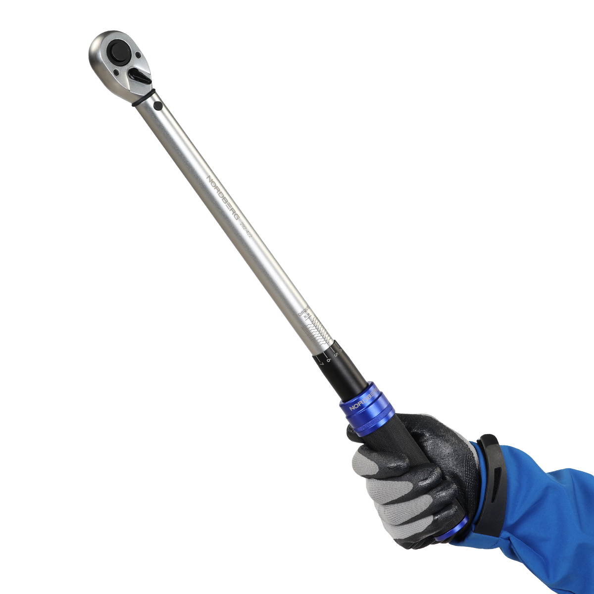 Ключ динамометрический 1/2", 40-220 Нм, в кейсе