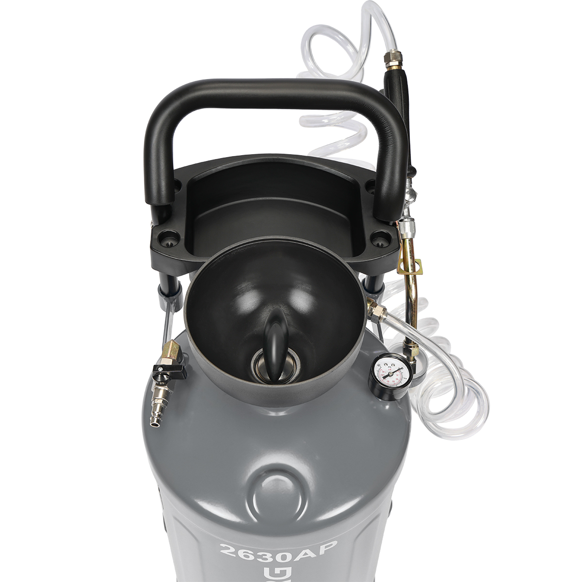 Установка для раздачи масла пневматическая, 30 л, серая