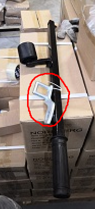 Крюк для прижимного рычага борта шины CT-S-0500000